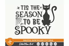 Tis the season to be Spooky SVG, Halloween SVG, Pumpkin svg, Product Image 2