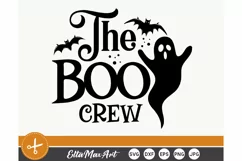 The boo crew, Halloween SVG, Pumpkin svg, Witch SVG, Fall Product Image 2