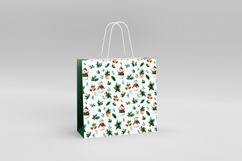 4 Vintage Christmas Seamless Patterns, Xmas Digital Paper Product Image 4