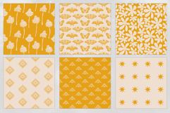 16 Ivory &amp; Gold Seamless Patterns Product Image 4