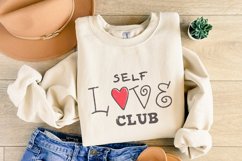Self Love Club PNG, Valentines Day png, Self Love png, Product Image 4
