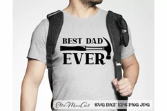 Best Dad ever SVG, Dad SVG, daddy svg, Father's day svg Product Image 1