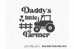 Daddys little farmer SVG, Farm SVG, Farmhouse Svg, Farmhouse Product Image 2