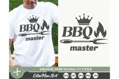 BBQ master SVG, Barbecue SVG, Bbq svg, Grill Svg, Bbq Master Product Image 1