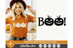 BOO, Halloween SVG, Pumpkin svg, Witch SVG, Fall svg, Spooky Product Image 4