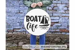 Boat life SVG, Lake Quotes SVG, Funny Quotes svg, Lake Signs Product Image 1