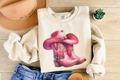 Coquette Cowgirl PNG, Western Valentine Sublimation, Product Image 4