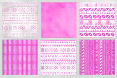 16 Pink Bogolan Seamless Patterns Product Image 4