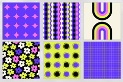 16 Night Groove Seamless Patterns Product Image 4