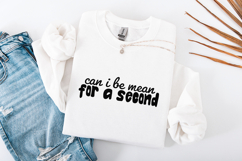 Can I Be Mean For a Second PNG, Funny Sarcastic Digital Product Image 3