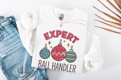 Expert Ball Handler PNG Shirt, Christmas Ornament Humor PNG Product Image 4