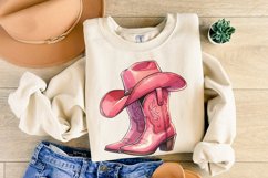 Coquette Cowgirl PNG, Western Valentine Sublimation, Product Image 4
