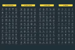 3400 Outline Icons Product Image 4