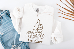 I&#039;m Fine PNG, I&#039;m Fine png, Funny png, I am Fine Digital Product Image 2