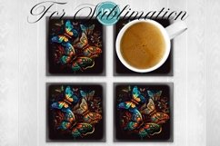 BUTTERFLIES 11OZ 12OZ 15OZ COFFEE MUG DESIGN, MUG WRAPS Product Image 4