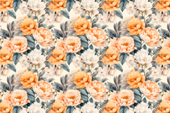 Floral Seamless Patterns, Watercolor Digital Paper Product Image 4