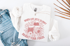 When life Gets Blurry Png, Boho Sublimation, Motivational Product Image 3