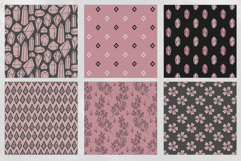 16 Blush &amp; Noir Seamless Patterns Product Image 4