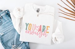 You Are Enough png PNG, Positive Quote png, Boho Self Love Product Image 4