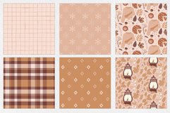 Terracotta Holiday Digital Paper Product Image 4