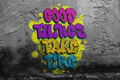 Power Blank | Bold Layered Graffiti Font Product Image 2