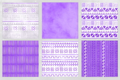 16 Purple Bogolan Seamless Patterns Product Image 4