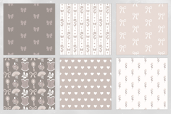 Beige Coquette Seamless Patterns - 16 JPEG Patterns Product Image 4