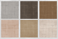 Checker &amp; Grid Kraft Seamless Patterns - 16 JPEG Patterns Product Image 4