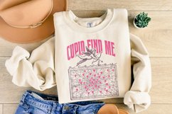 Cupid Find Me a Cowboy PNG, Western Valentine Sublimation, Product Image 4