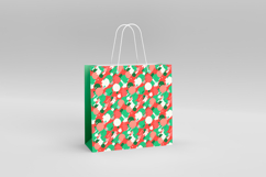 4 Abstract Christmas Seamless Patterns, Xmas Digital Paper Product Image 4