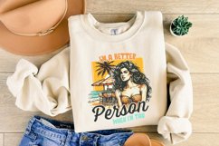 I Am Better Person When I&#039;m Tan Aesthetic Beach Vibes, Funny Product Image 4