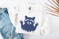 Distressed Raccoon PNG, Woodland Animal PNG, Wildlife Product Image 3