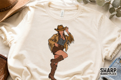 Fringe Jacket Cowgirl Boots PNG, Western PNG, Trendy PNG, Product Image 4