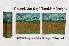 Vincent Van Gogh 20oz Tumbler Sublimation Bundle Product Image 4