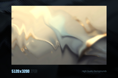 Futuristic Metallic Wave Background Abstract Fluid Gradient Product Image 3