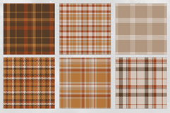 16 Autumn Plaid Seamless Patterns Product Image 4