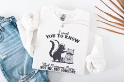 Sarcastic Saying PNG, Funny Raccoon Skunk Png, Adult Humor Product Image 4