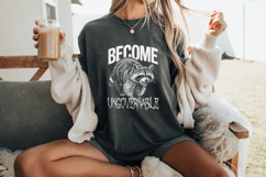 Vintage Angry Raccoon PNG, Trash Panda Meme Graphic, Funny Product Image 4