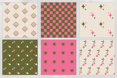 16 Citrus &amp; Blush Seamless Patterns Product Image 4