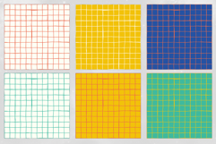 16 Vibrant Grid &amp; Checker Seamless Patterns Product Image 4