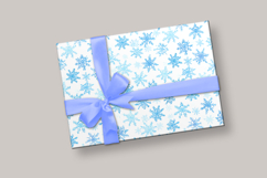 Festive Snowflakes Seamless Patterns, Xmas Digital Paper PNG Product Image 4