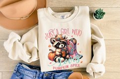 Just a Girl who Loves Pumpkin Spice PNG, Fall Themed Png Product Image 4