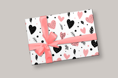 Whimsical Heart Seamless Patterns, Valentines Digital Paper Product Image 5