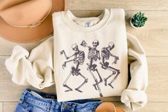 Dancing Skeletons PNG, Funny Skeleton Design, Spooky Product Image 4