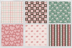 16 Blush Valentine Seamless Patterns Product Image 4