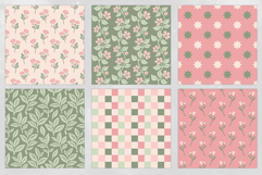 Blush &amp; Sage Seamless Pattern Set Product Image 4