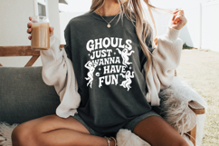 Ghouls Just Wanna Have Fun PNG, Funny Halloween PNG, Ghost Product Image 3