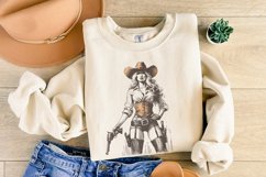 Retro Hot Cowgirl PNG, Western Wild West Digital Download, Product Image 4