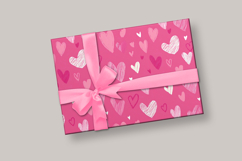 Whimsy Heart Seamless Patterns, Valentine Digital Paper PNG Product Image 4