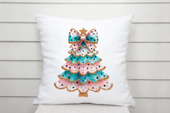 4 Whimsical Christmas Trees Clipart, Whimsy Xmas PNG Files Product Image 4
